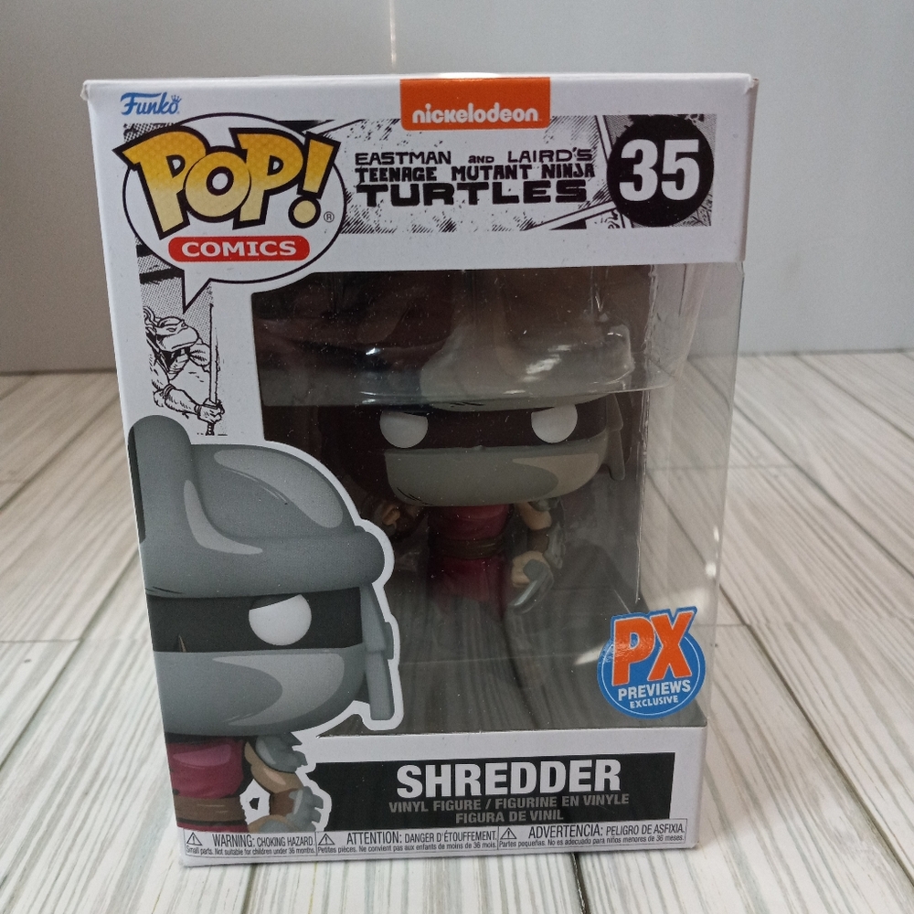 Funko Pop Eastman & Laird's Teenage Mutant Ninja Turtles Shredder #35 PX Preview